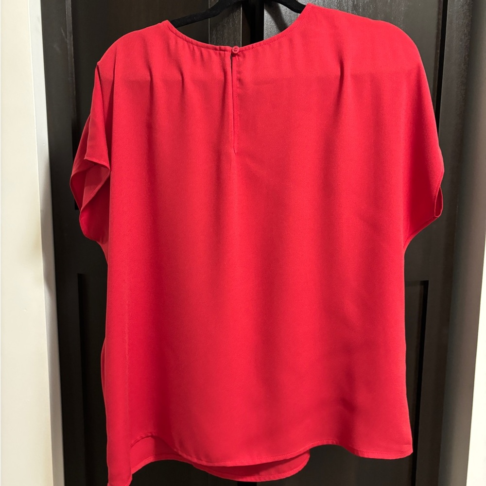 Halogen Red Blouse
